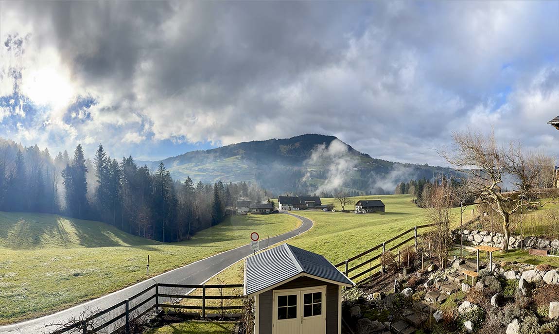Ausblick von der Terasse